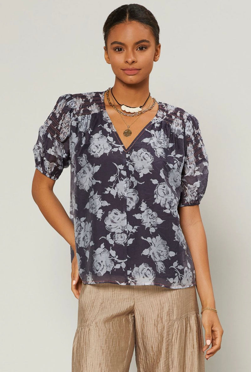 Ally Floral Blouse